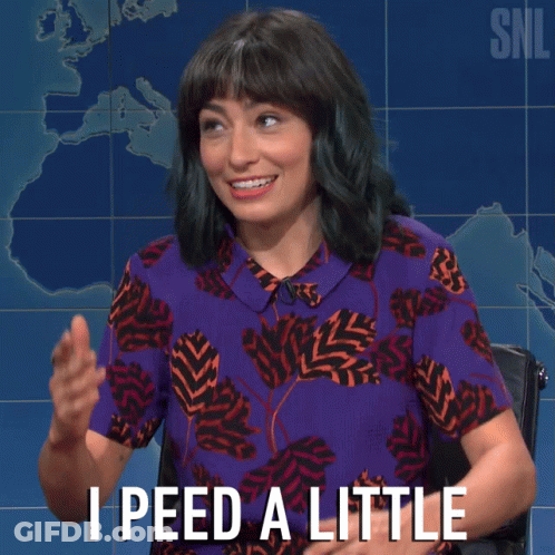 Woman I Peed A Little By World Map GIF