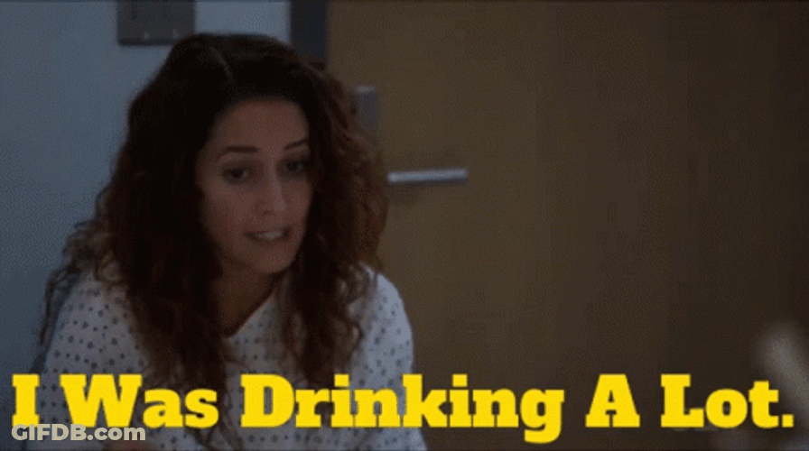 Woman I Was Drinking A Lot GIF