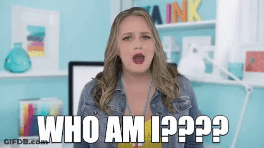 Woman Identity Meltdown Who Am I GIF