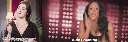 Woman If I Come Back Guns Blazing Another GIF