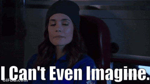 Woman In Ambulance Eyes Closed I Can't Even Imagine GIF