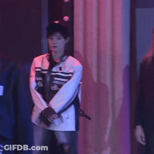 Woman In Awlee Store Jacket GIF