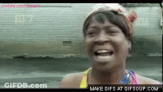 Woman In Bathing Suit Laughing GIF