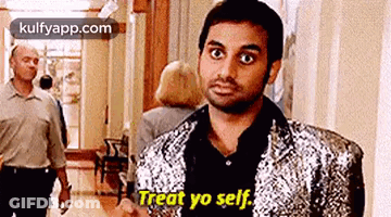 Woman In Bathtub Holding Champagne Treat Yo Self GIF