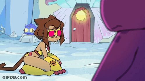 Woman In Bikini And Sunglasses GIF