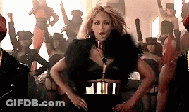 Woman In Bikini Dancing And Making A Face GIF