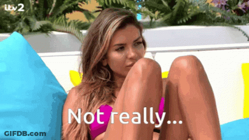 Woman In Bikini On Couch Not Really GIF