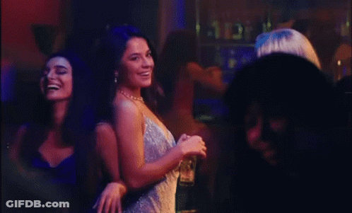 Woman In Bikini With Glitch Effect GIF