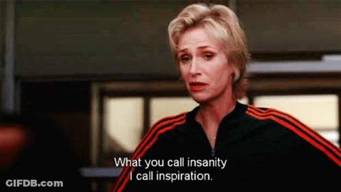 Woman In Black And Red Adidas Jacket Says What You Call Insanity I Call Inspiration GIF