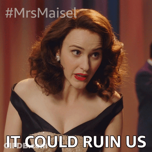 Woman In Black Dress It Could Ruin Us GIF