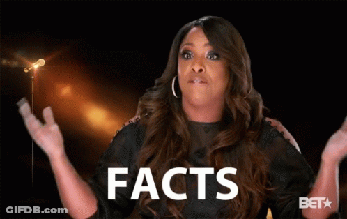 Woman In Black Dress Speaking Facts GIF