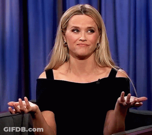 Woman In Black Dress With Hands Outstretched GIF