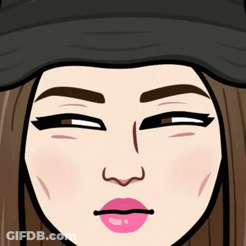 Woman In Black Hat With Eyes Closed GIF