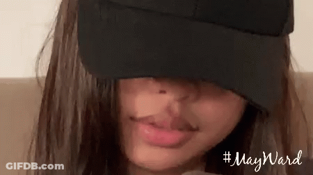 Woman In Black Hat With #Mayward GIF