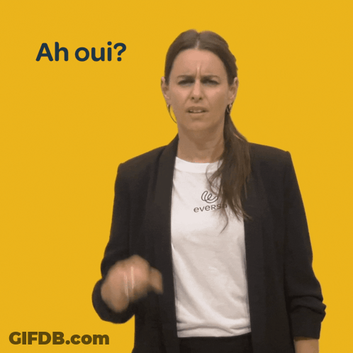 Woman In Black Jacket And White Shirt Saying Evergreen GIF
