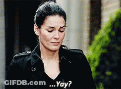 Woman In Black Jacket Asking Yay GIF