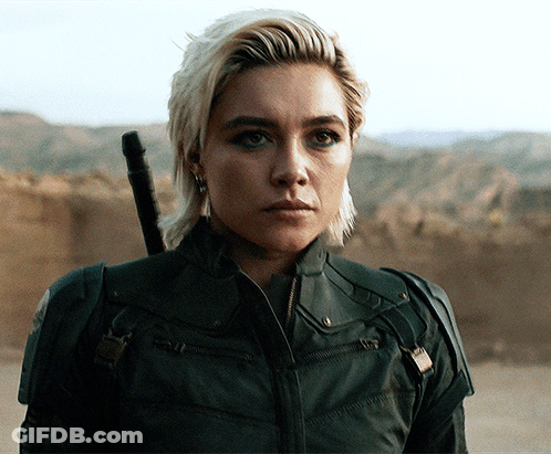 Woman In Black Jacket Holding Sword GIF