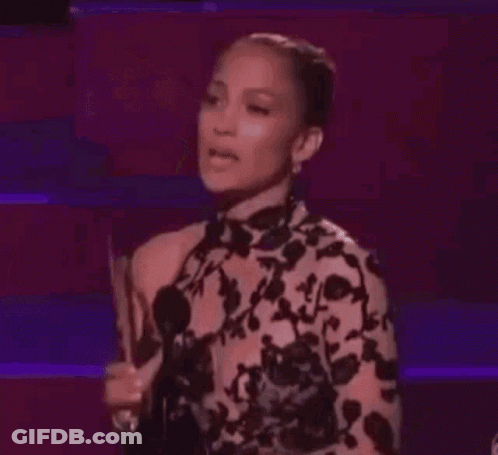 Woman In Black Jacket With NC Shirt GIF