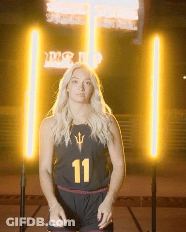 Woman In Black Jersey Number 11 GIF