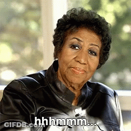 Woman In Black Leather Jacket Says Hhhmm GIF
