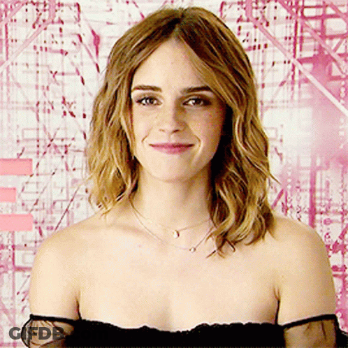 Woman In Black Off-Shoulder Top Smiling GIF
