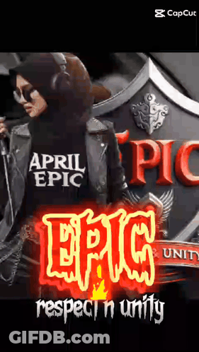 Woman In Black Shirt Saying April Epic GIF