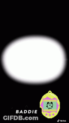 Woman In Black Shirt With Baddie TikTok Sticker GIF