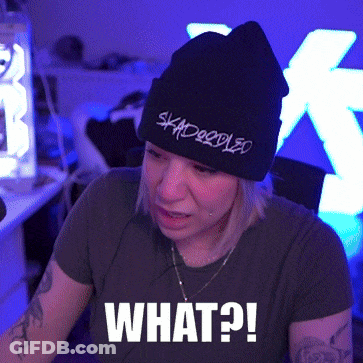 Woman In Black Skadoodle Hat Says What GIF
