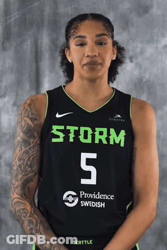 Woman In Black Storm 5 Jersey GIF