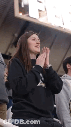 Woman In Black Sweatshirt Saying Maker GIF