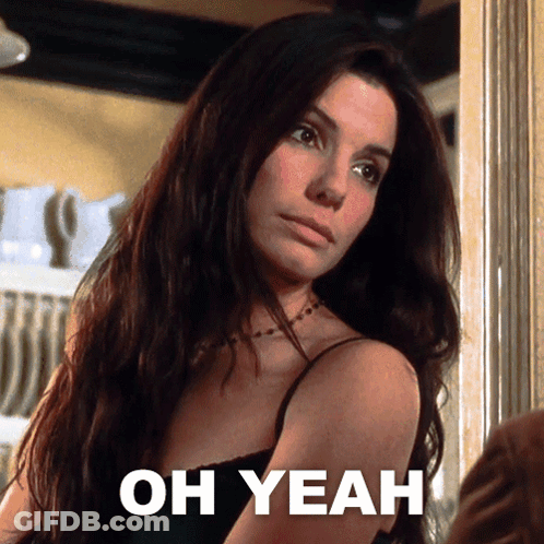 Woman In Black Tank Top Saying Oh Yeah GIF