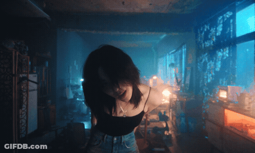 Woman In Black Tank Top GIF
