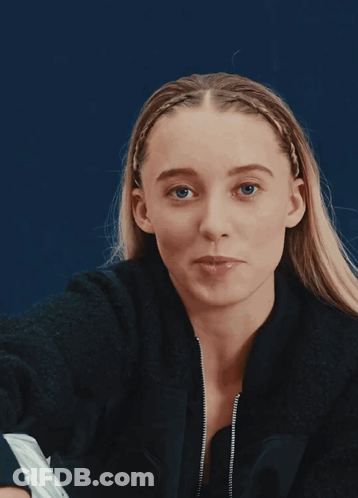 Woman In Black Zippered Jacket GIF