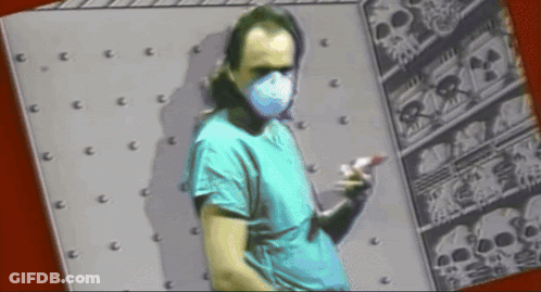 Woman In Blue Dress Says And Go Fascist Burn In Wickedness Lives Are Lonely GIF