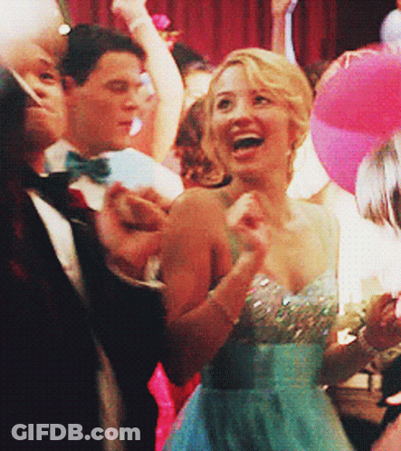 Woman In Blue Dress Smiling GIF
