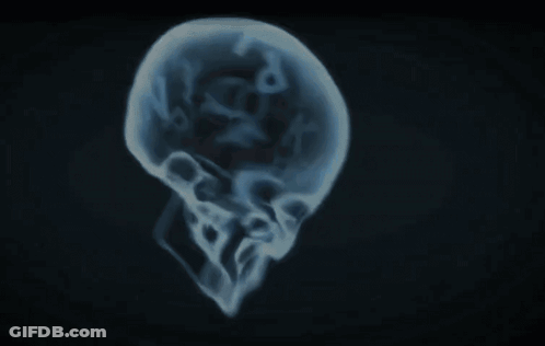 Woman In Blue Dress Standing By Window GIF