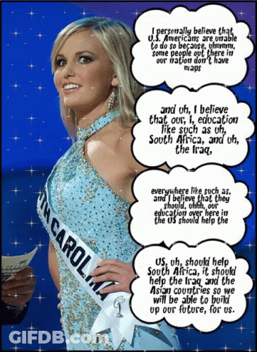 Woman In Blue Dress With Carolina On Waist GIF