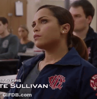 Woman In Blue Jacket Te Sullivan GIF