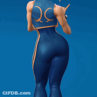 Woman In Blue Jumpsuit With Yellow Stripe GIF