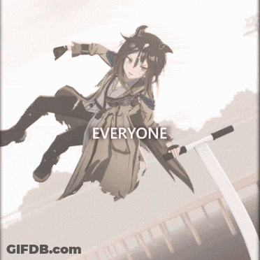 Woman In Blue Shirt By Livmo Banner GIF