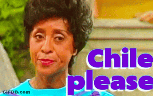 Woman In Blue Shirt In Front Of Chile Please Sign GIF