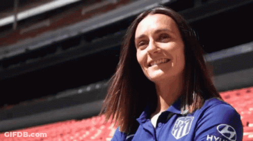 Woman In Blue Shirt Saying Hyundai GIF