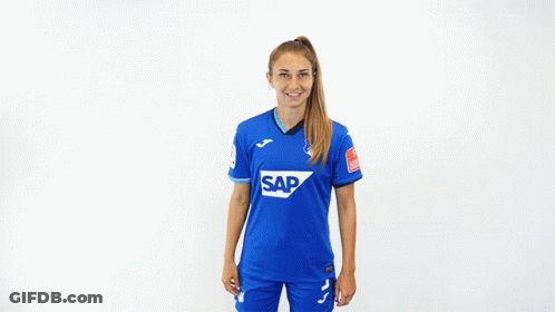 Woman In Blue Shirt Saying Sap GIF