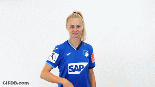 Woman In Blue Shirt Saying Sap GIF