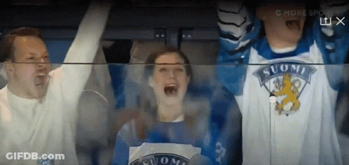 Woman In Blue Shirt With Coca Cola Can GIF