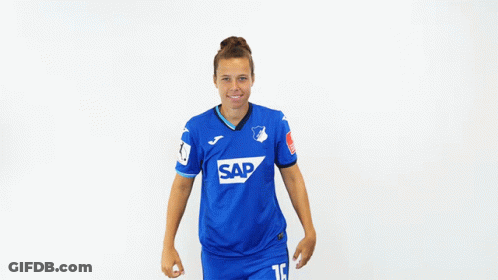 Woman In Blue Shirt With Sap GIF