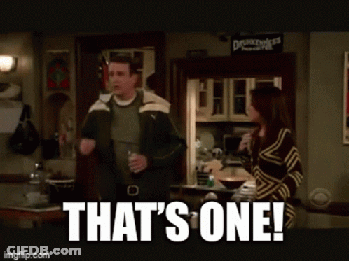 Woman In Blue Sweater Saying That's A GIF
