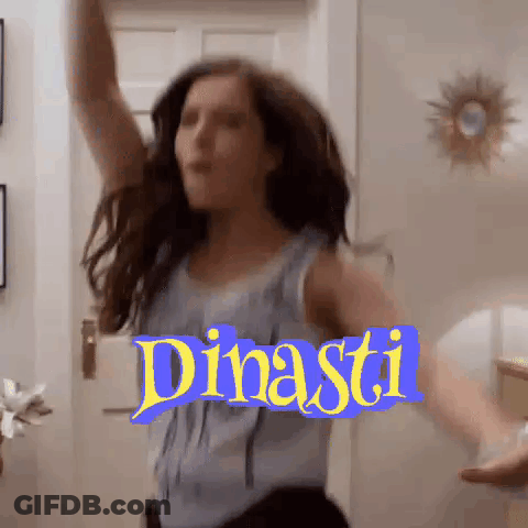 Woman In Blue Tank Top Dancing GIF