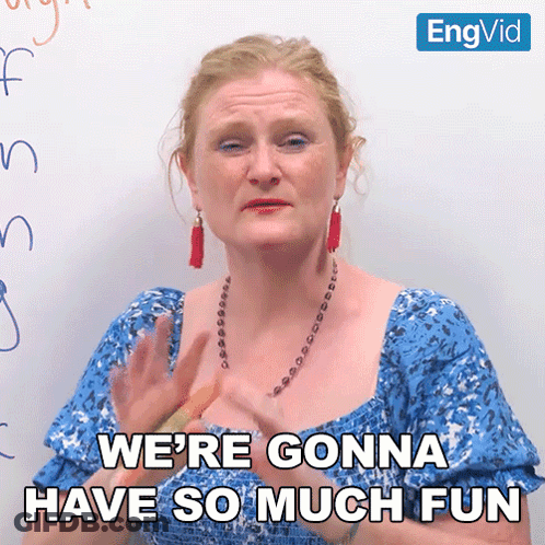 Woman In Blue Top We're Gonna Have So Much Fun GIF
