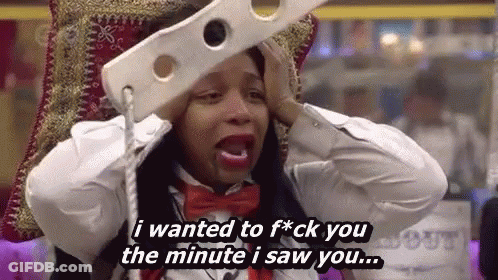 Woman In Bow Tie And Whip Says I Wanted To F*ck You The Minute I Saw You GIF